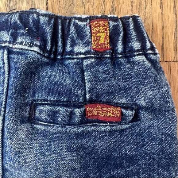 7 for All Mankind Little Boys Blue Denim Jean Shorts Size 18 Months - Picture 7 of 10